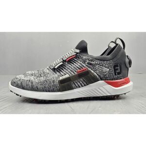 FootJoy HyperFlex BOA Wrapid Golf Shoes Mens 10 (M) Gray Red White 51083